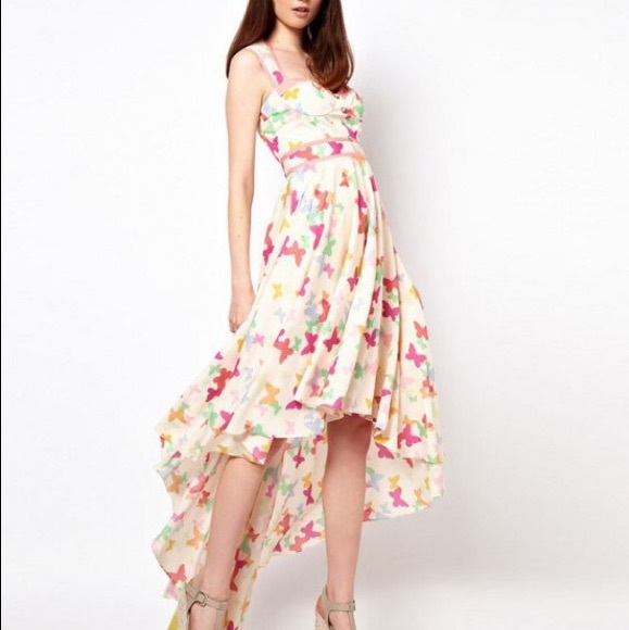 GORGEOUS Hi Low Butterfly Dress - Picture 2 of 8